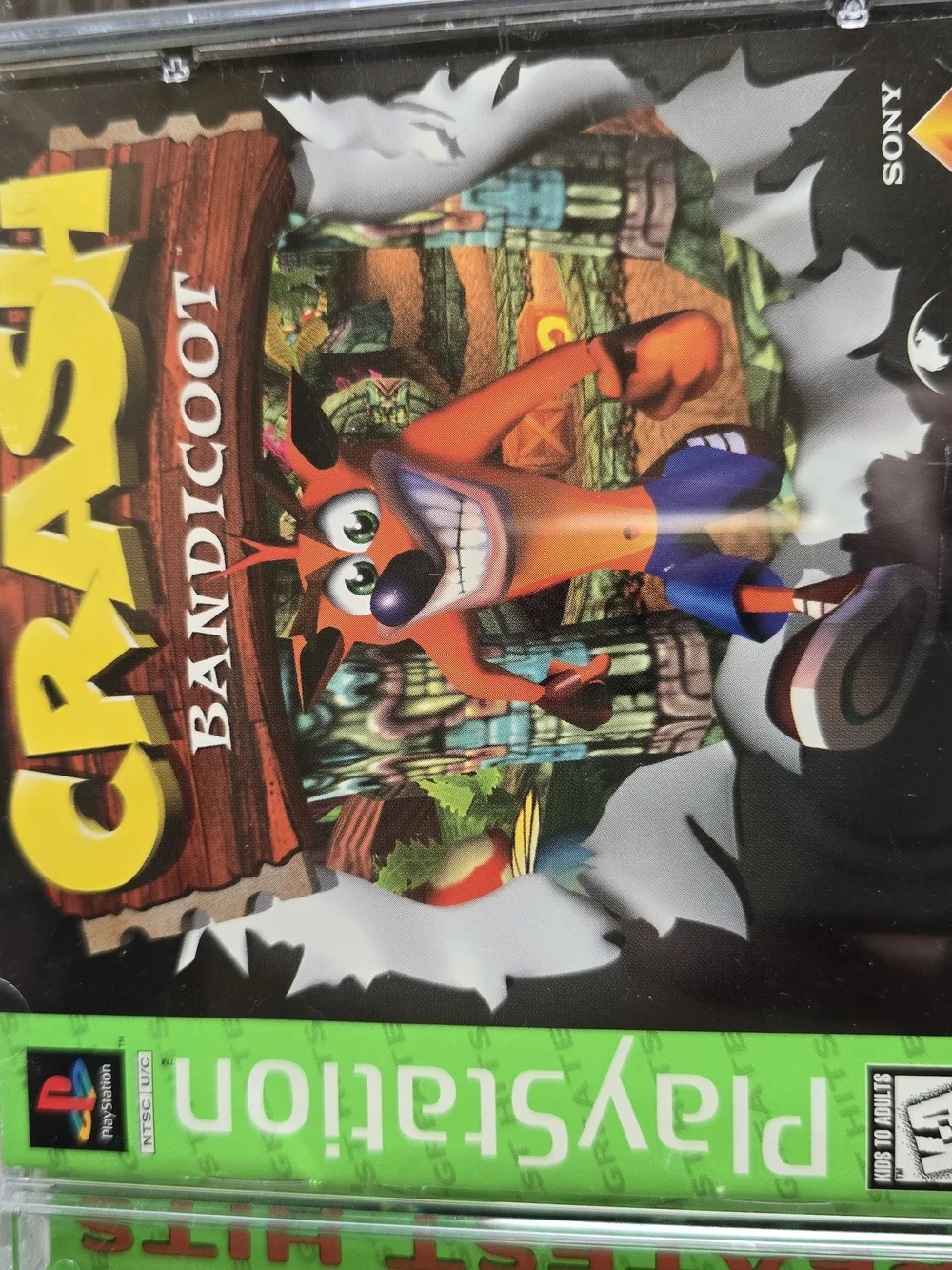Sony PlayStation Crash Bandicoot Game Case One And Two Original Like New No Scra